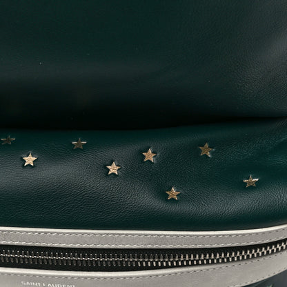 Saint Laurent Calfskin City Backpack Green 12 of 13