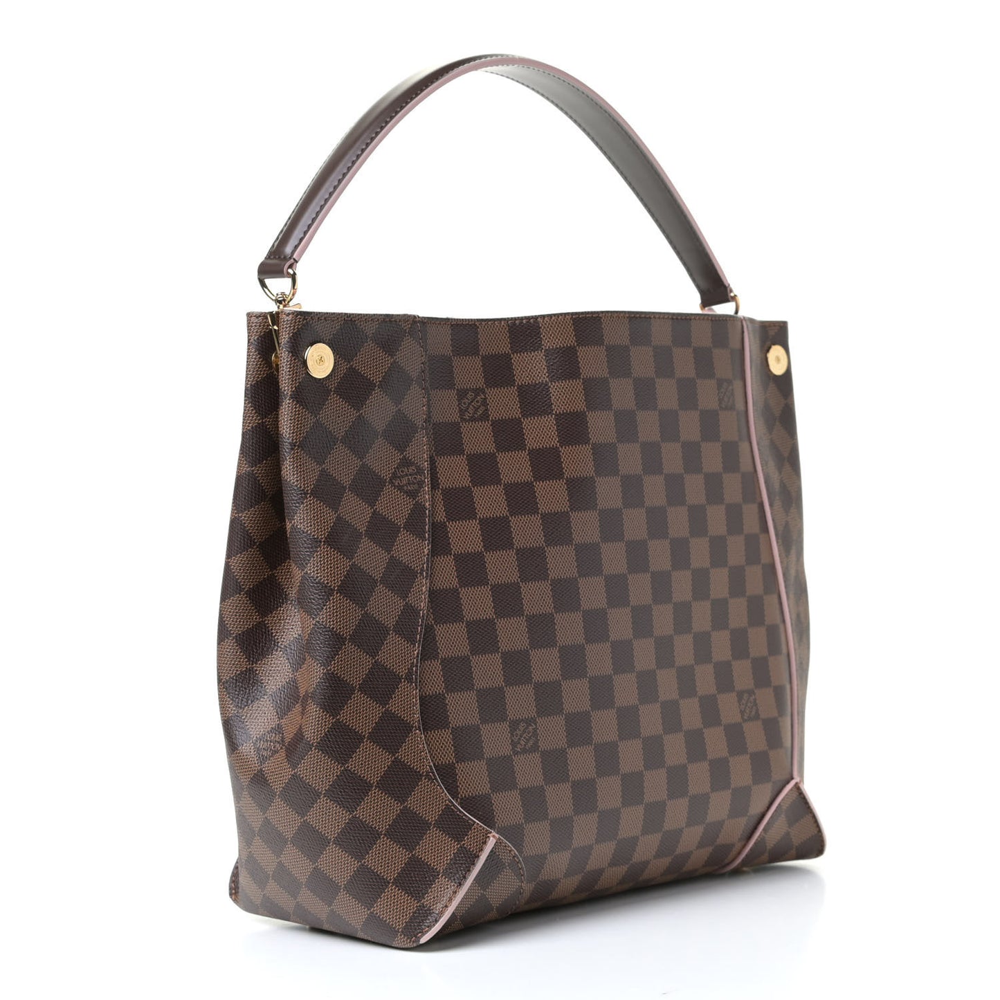 Damier Ebene Caissa Hobo Rose Ballerine