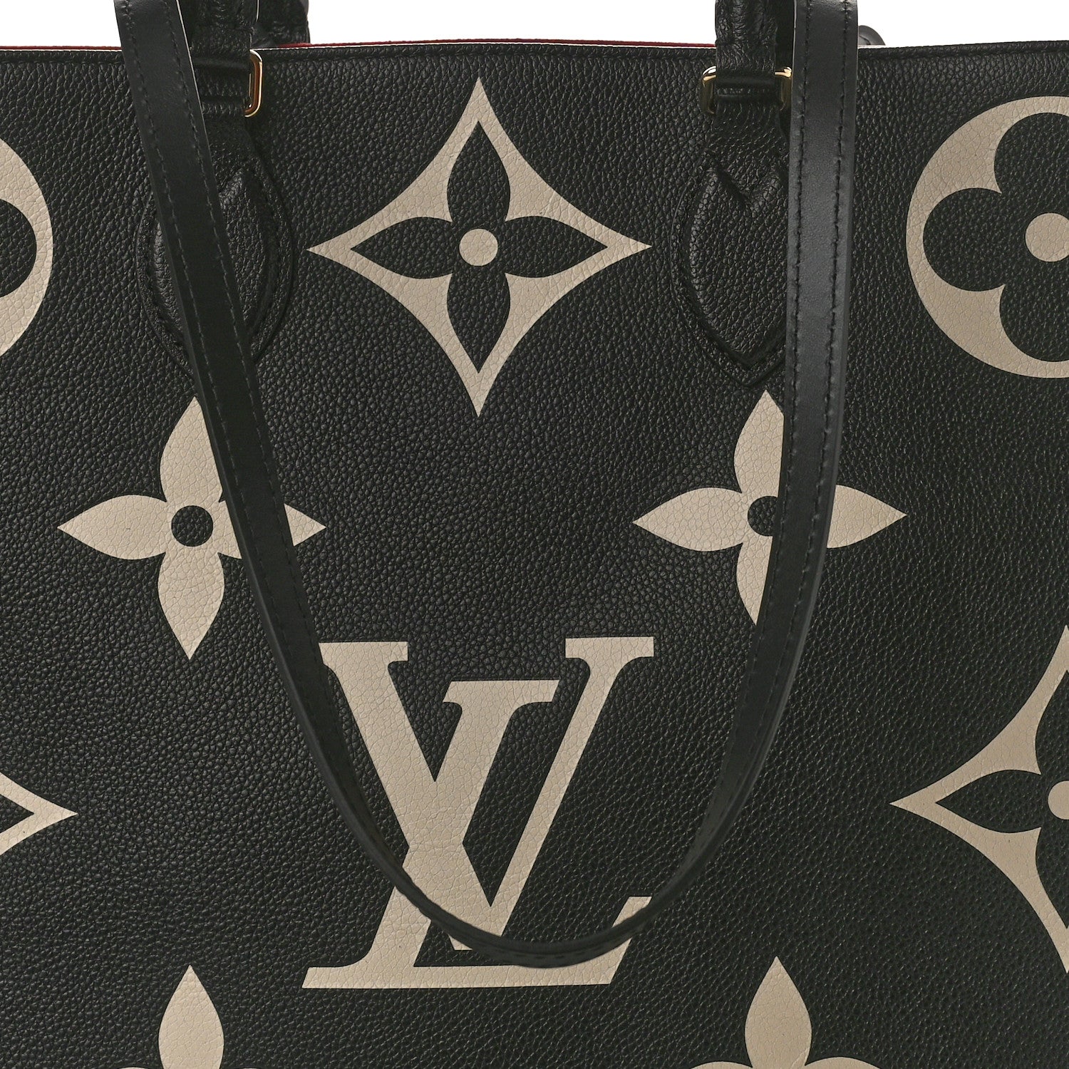 Louis Vuitton Empreinte Monogram Giant Onthego GM Black Beige 7 of 9