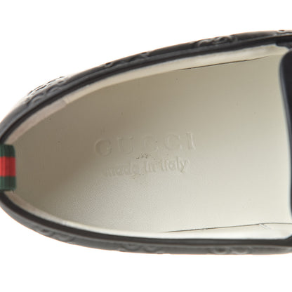 Gucci Guccissima Mens Dublin Slip On Sneakers 7.5 Black 7 of 12
