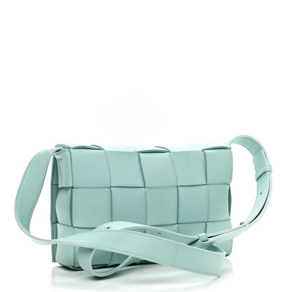 Bottega Veneta Lambskin Maxi Intrecciato Cassette Crossbody Bag Ice 3 of 10