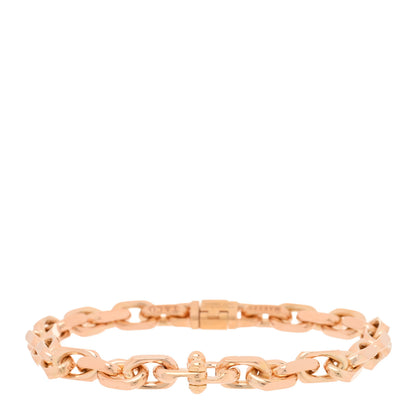 Tiffany 18K Rose Gold Narrow 1837 Makers Chain Bracelet 1 of 4