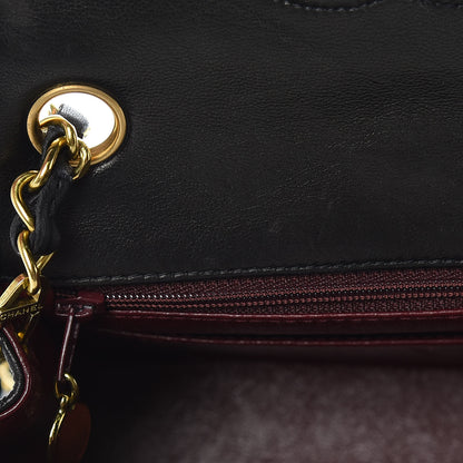 Chanel Lambskin Quilted Mini Square Flap Black 9 of 11