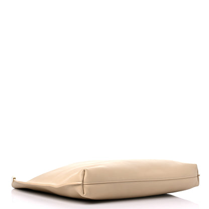 Saint Laurent Calfskin Medium Suzanne Hobo Beige 5 of 10