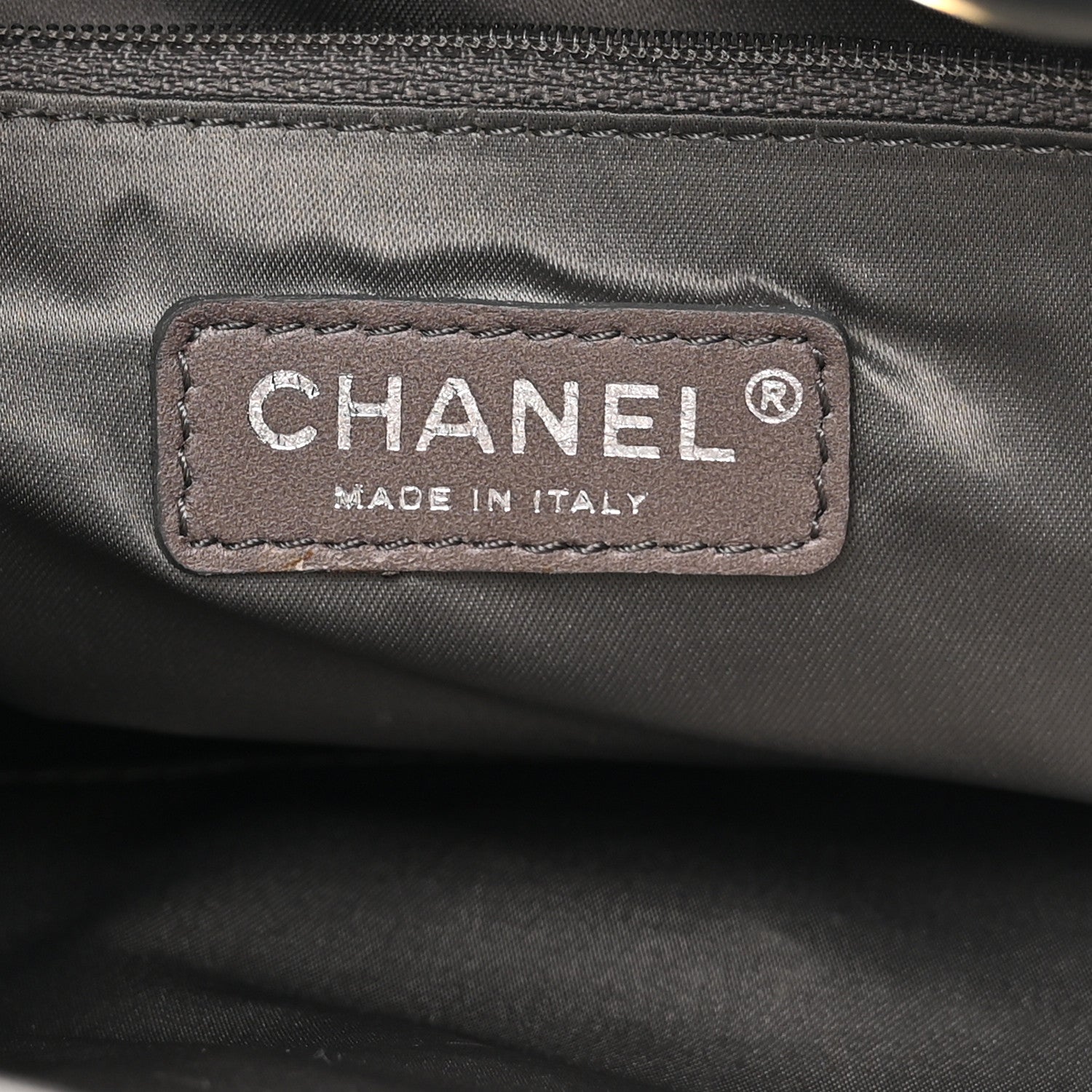 Chanel Vinyl Ice Cube Large Shopper Tote Silver 6 of 9