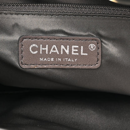 Chanel Vinyl Ice Cube Large Shopper Tote Silver 6 of 9