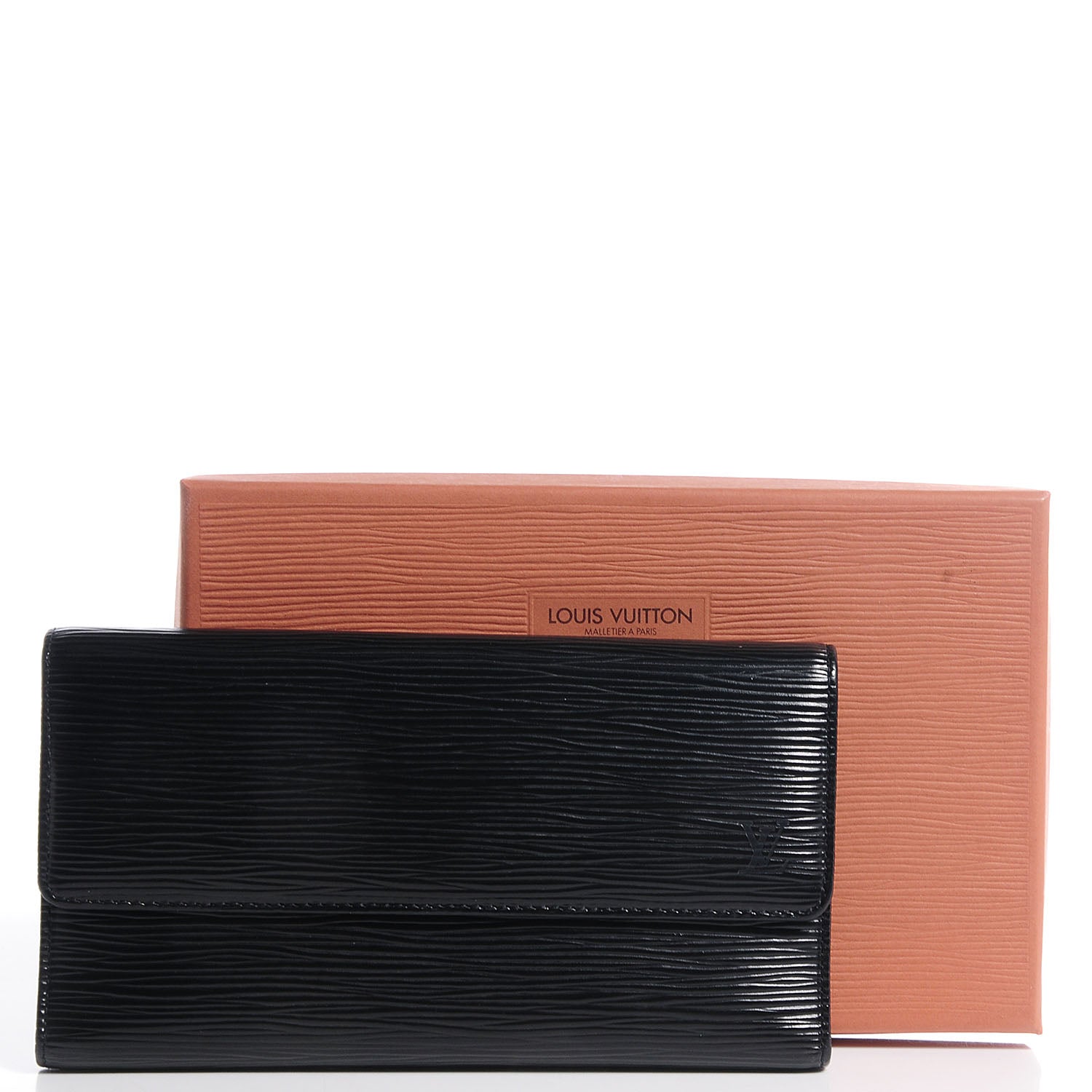 Louis Vuitton Epi Porte Tresor International Wallet Black 5 of 8