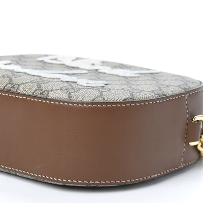 Gucci GG Supreme Monogram Blind For Love Embroidered Mini Chain Shoulder Bag Beige Tuscany 6 of 9