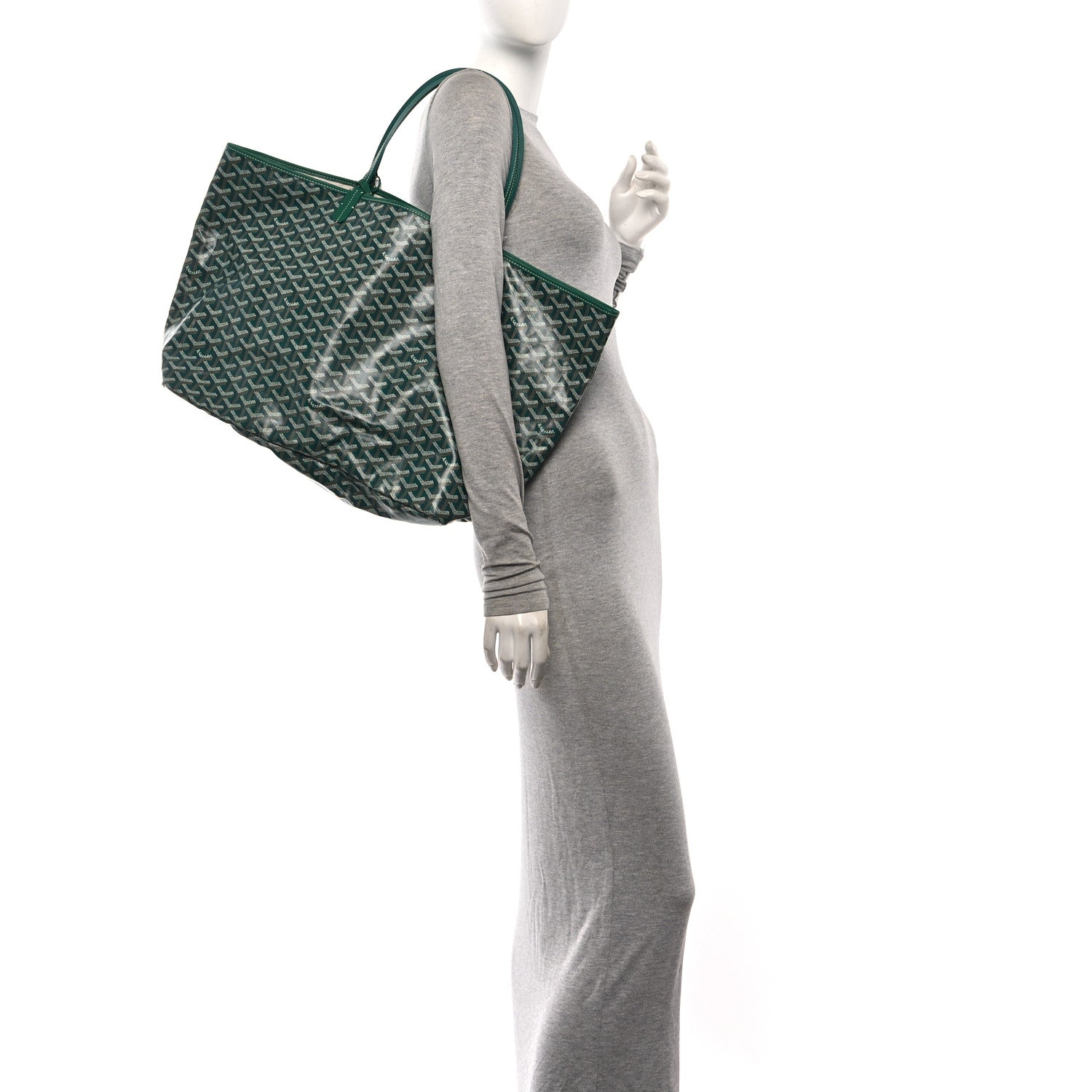 Goyard Goyardine Saint Louis GM Green 3 of 11