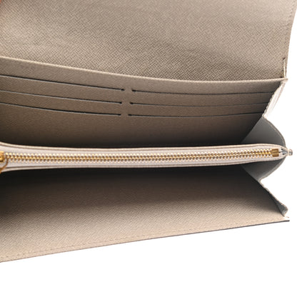 Louis Vuitton Monogram Dentelle Sarah Wallet Silver 5 of 13