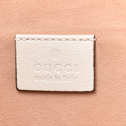 Gucci Suede Calfskin Large Rajah Chain Tote White 7 of 11