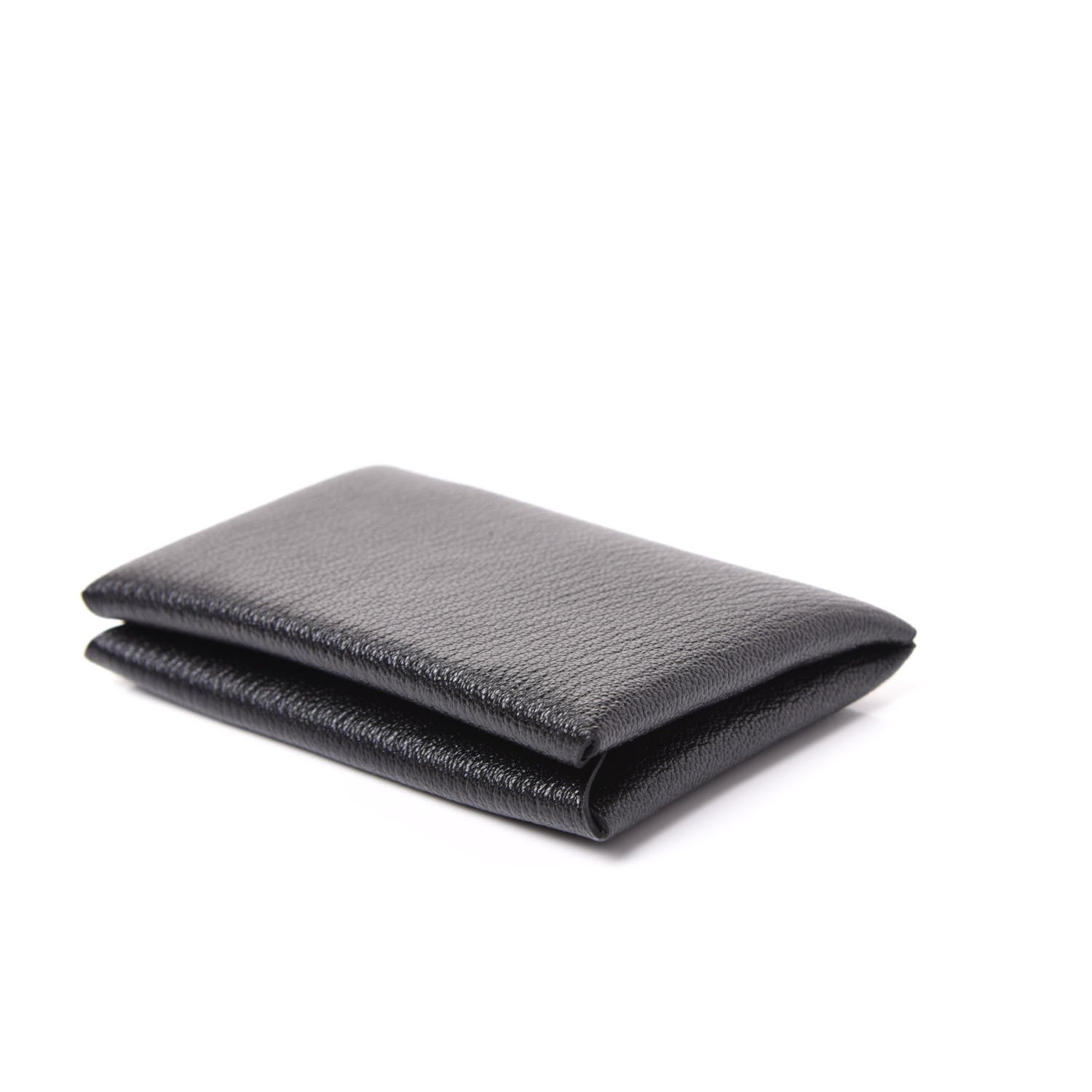 Hermes Chevre Mysore Calvi Card Case Black 7 of 9