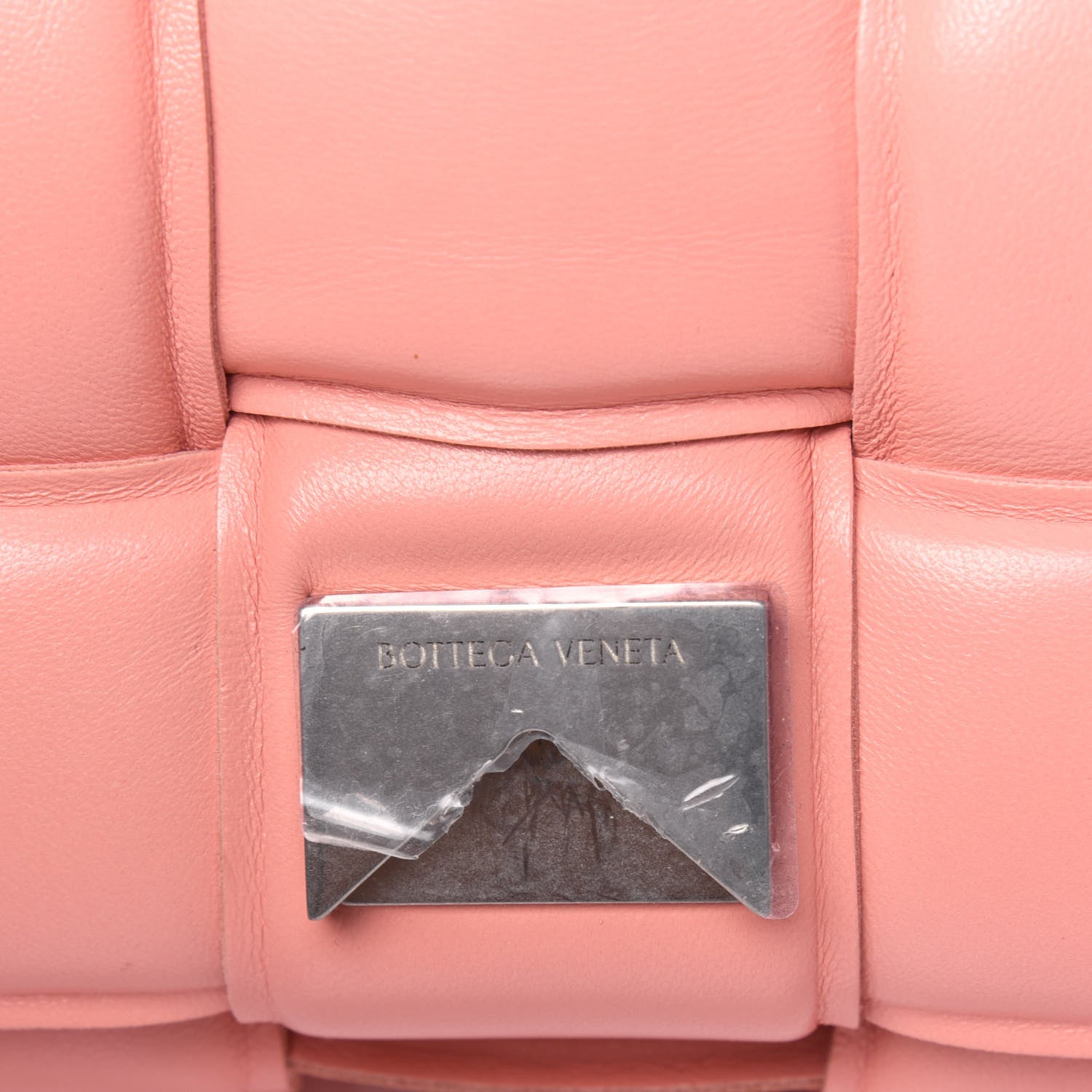 Bottega Veneta Nappa Maxi Intreccio Padded Cassette Crossbody Bag Peachy 9 of 16