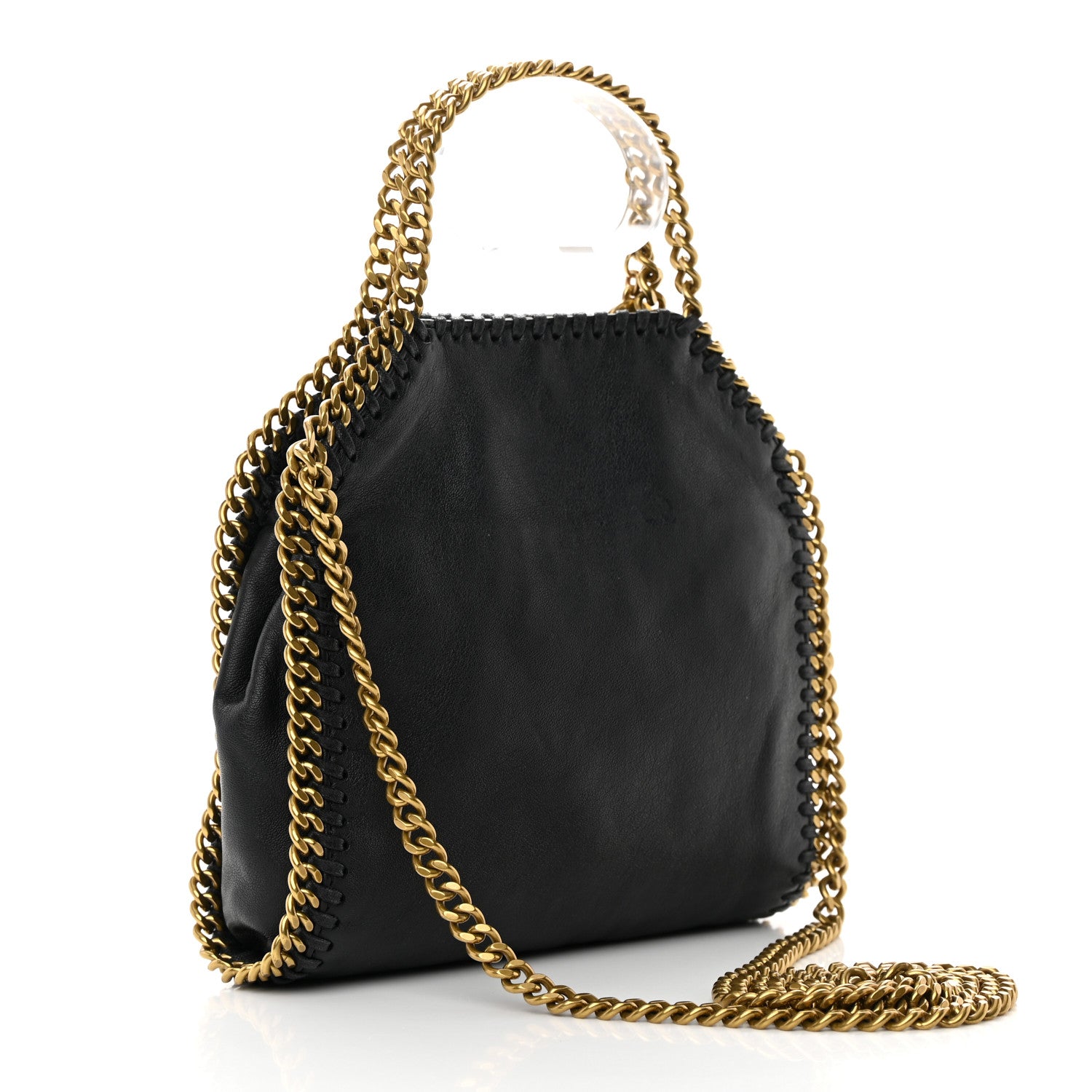 Stella McCartney Eco Alter Nappa Tiny Falabella Tote Black 3 of 13