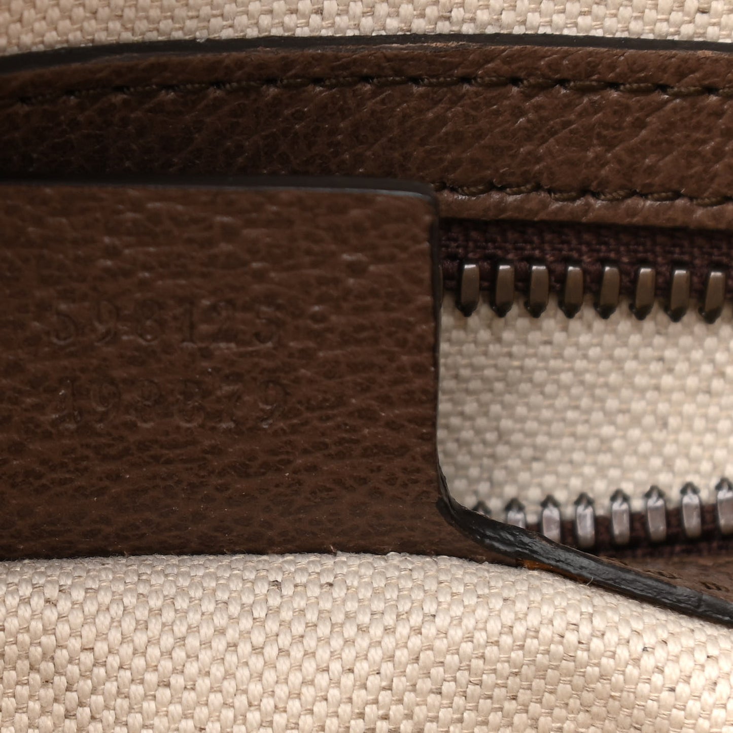 GG Supreme Monogram Web Small Ophidia Half Moon Hobo Brown