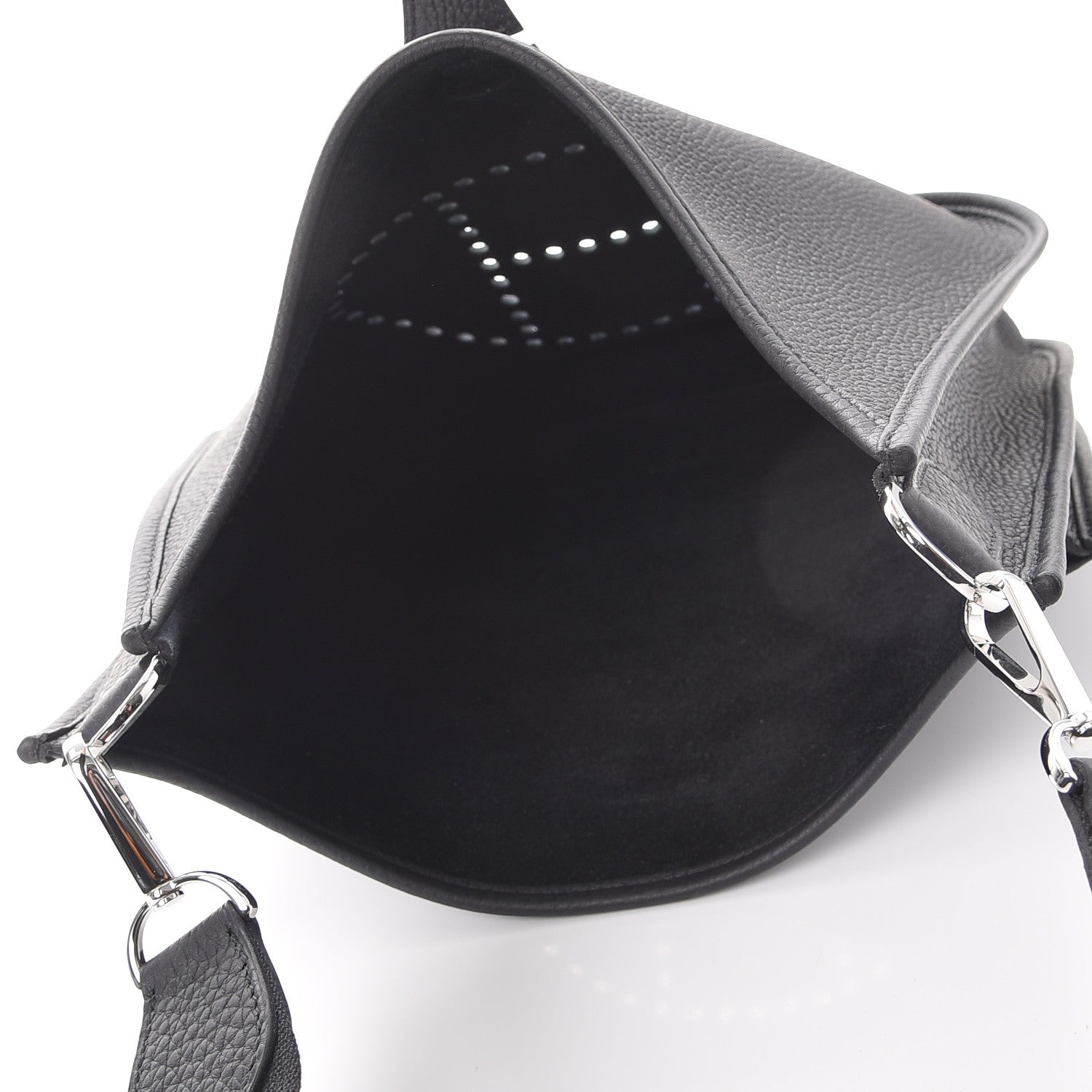 Hermes Taurillon Clemence Evelyne III PM Black 5 of 7