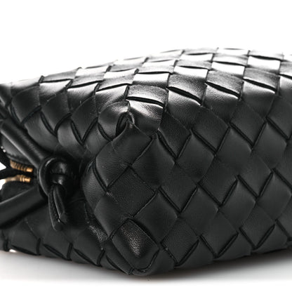 Bottega Veneta Nappa Intrecciato Mini Loop Camera Bag Black 8 of 9