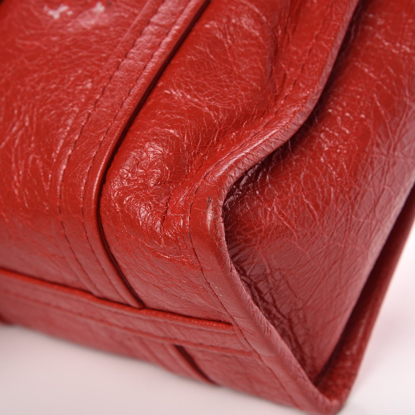 Agneau XS Bazar Shopper Tote Rouge Groseille