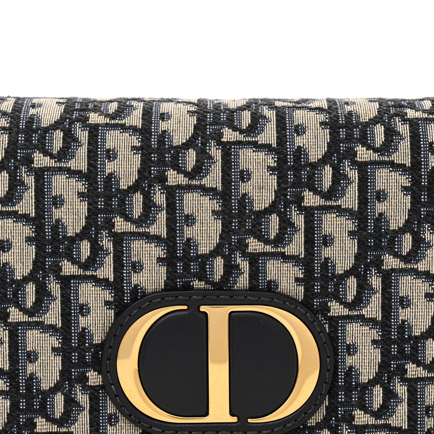 Christian Dior Oblique 30 Montaigne 2-In-1 Pouch Blue 8 of 11
