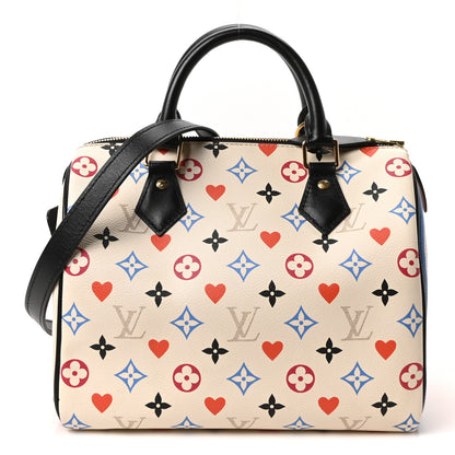 Louis Vuitton Game On Speedy Bandouliere 25 White 1 of 9