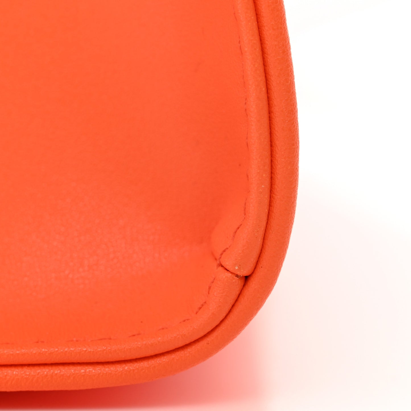 Vegan Leather Medium Shopping Bag Orange