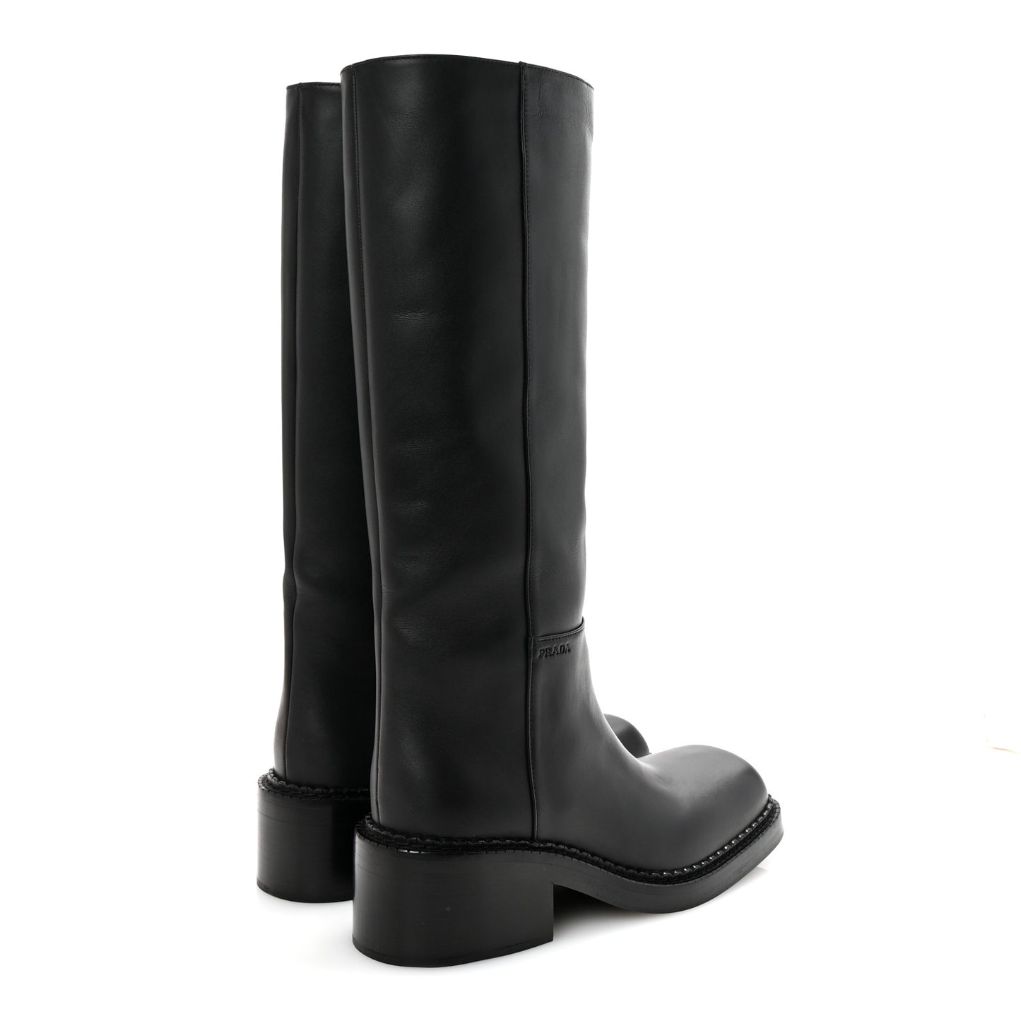 Vitello Lux From The Runway Tall Boots 38 Black