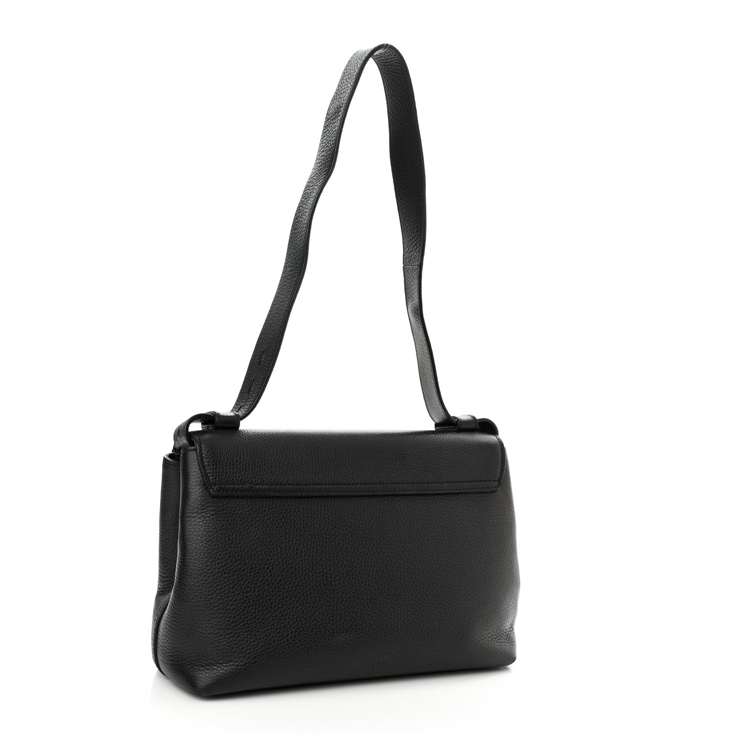 Gucci Calfskin GG Marmont Shoulder Bag Black 3 of 11