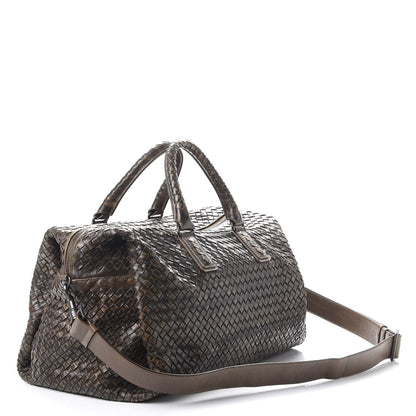 Bottega Veneta Nappa Intrecciato Satchel Ebano 4 of 19