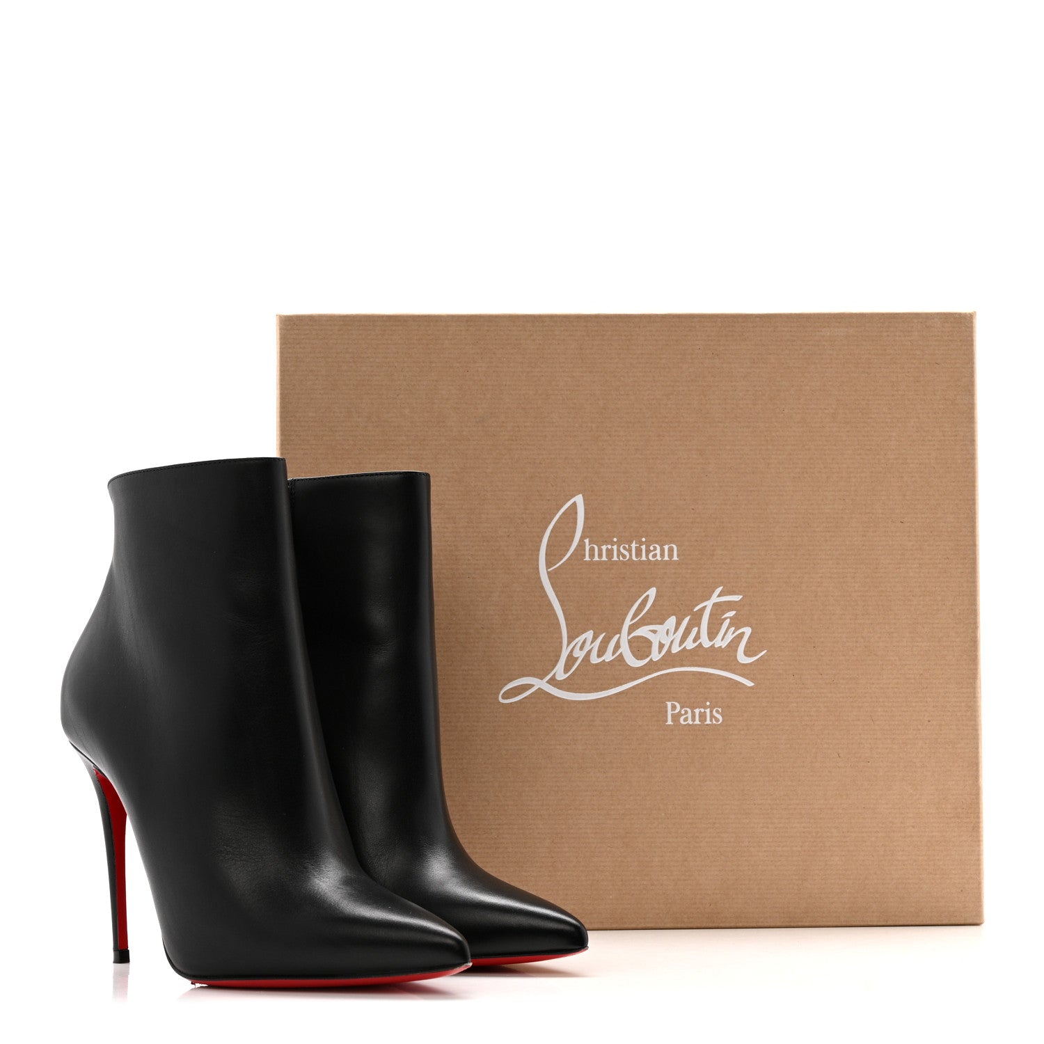 Christian Louboutin Calfskin So Kate Booty 100 Ankle Boots 35.5 Black 12 of 12