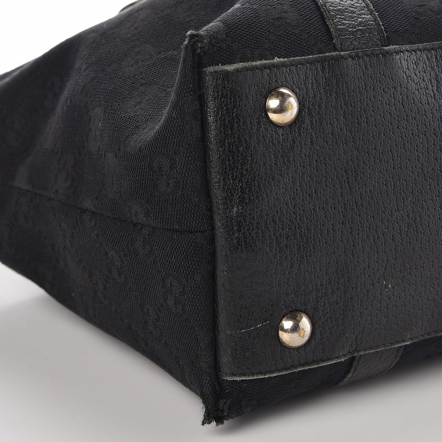 Monogram Medium Abbey Tote Black
