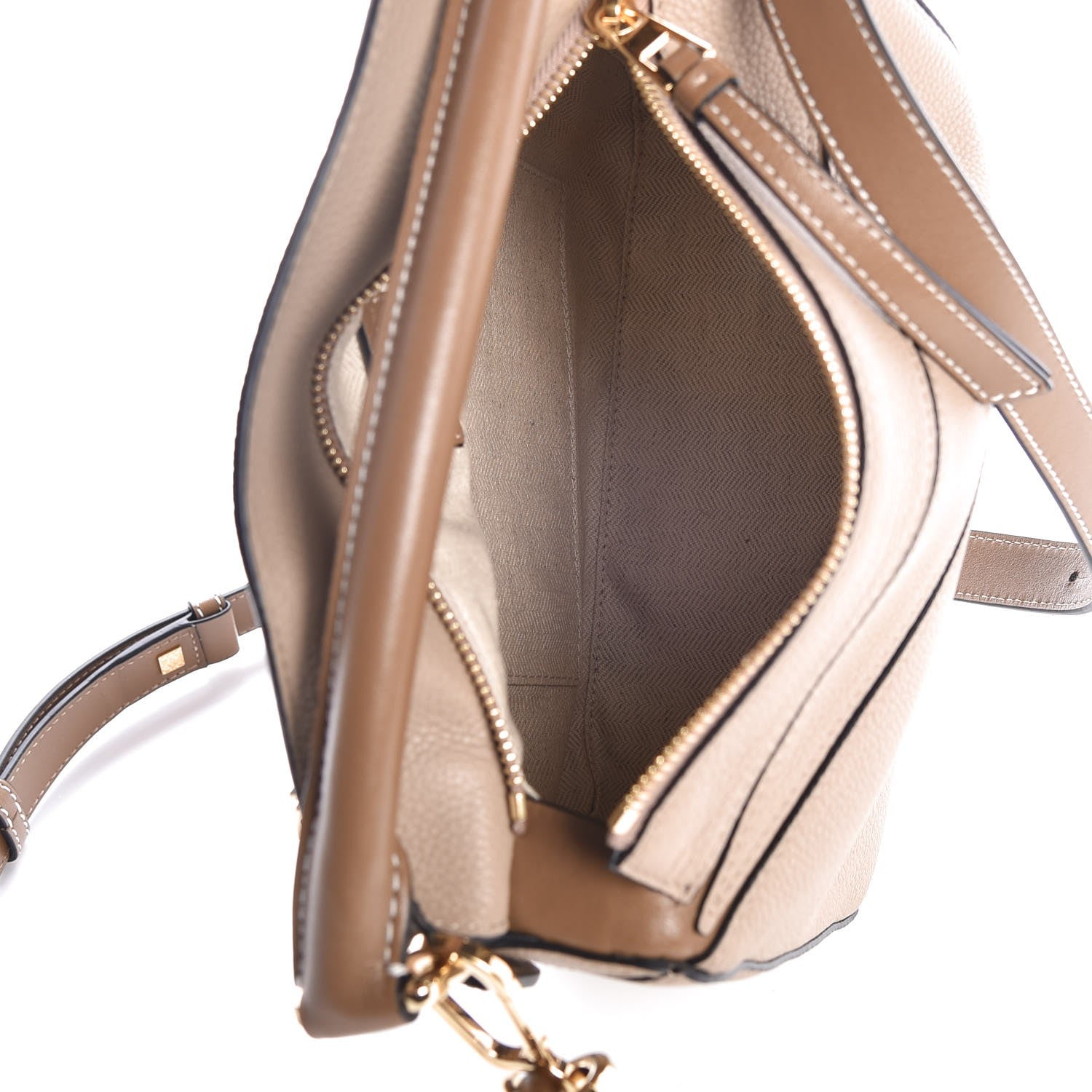 Loewe Grained Calfskin Small Puzzle Bag Sand Mink 5 of 7