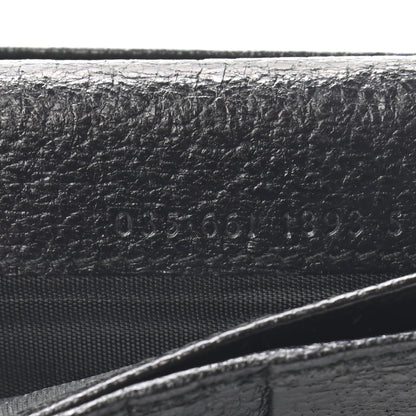 Gucci Calfskin Continental Flap Wallet Black 7 of 7
