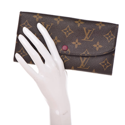 Louis Vuitton Monogram Emilie Wallet Fuchsia 2 of 12