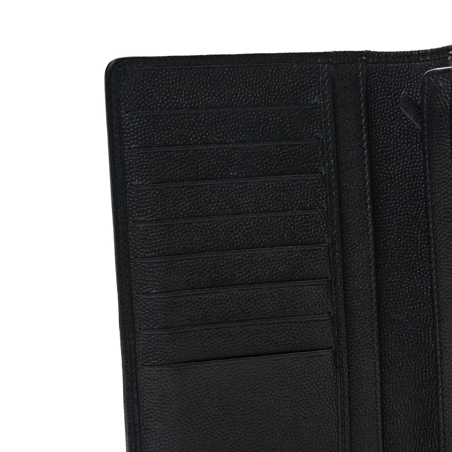 Chanel Caviar Sevruga Yen Wallet Black 7 of 8