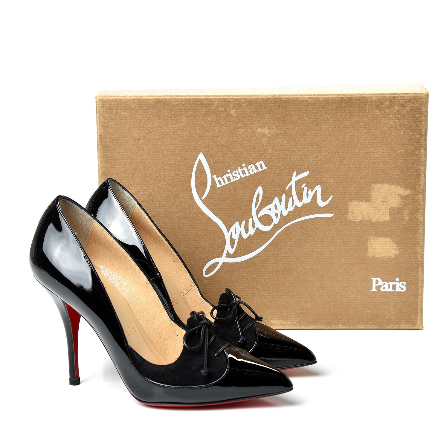 Patent Veau Velours Queue De Pie 100 Pumps 35 Black