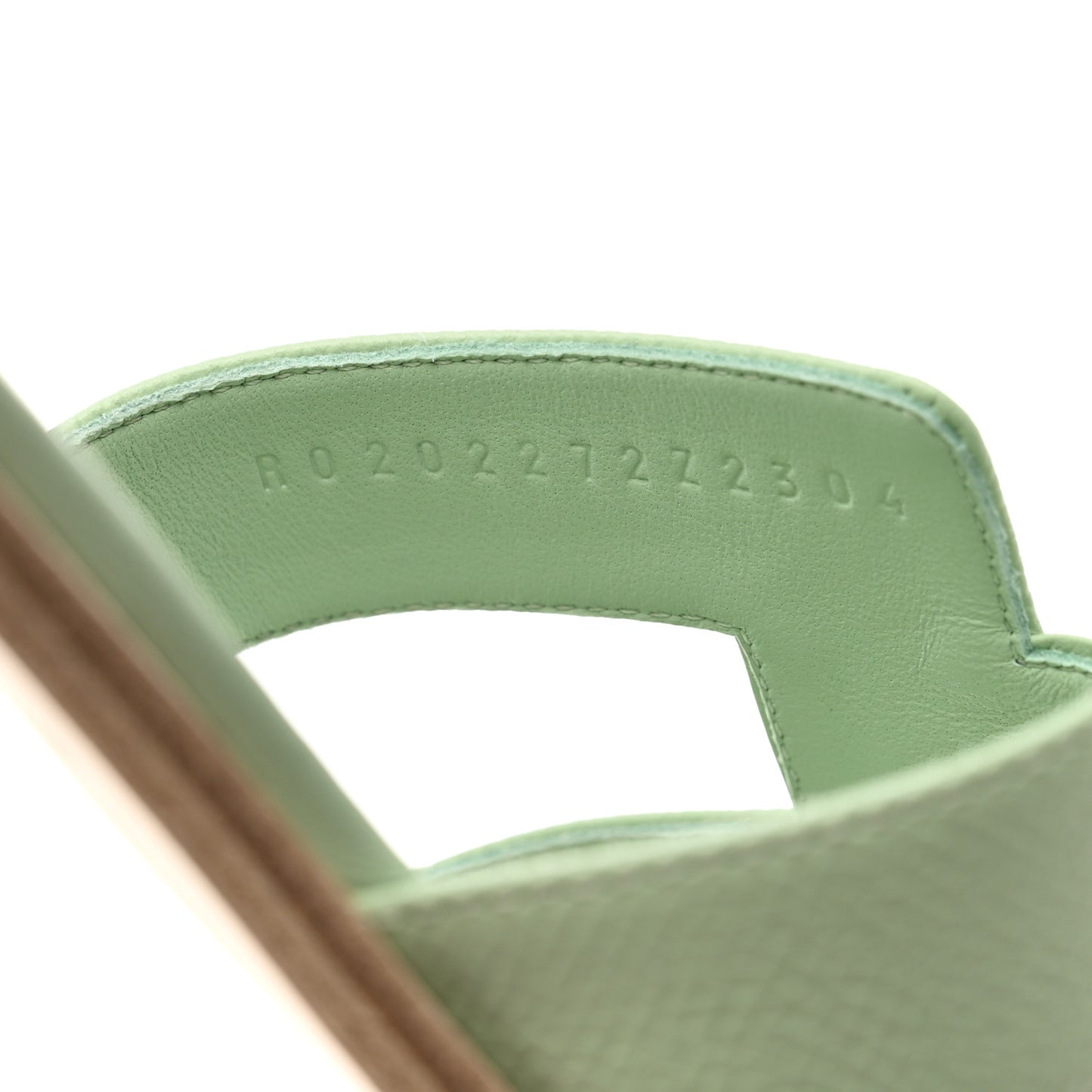 Epsom Oran Sandals 39.5 Vert Jade