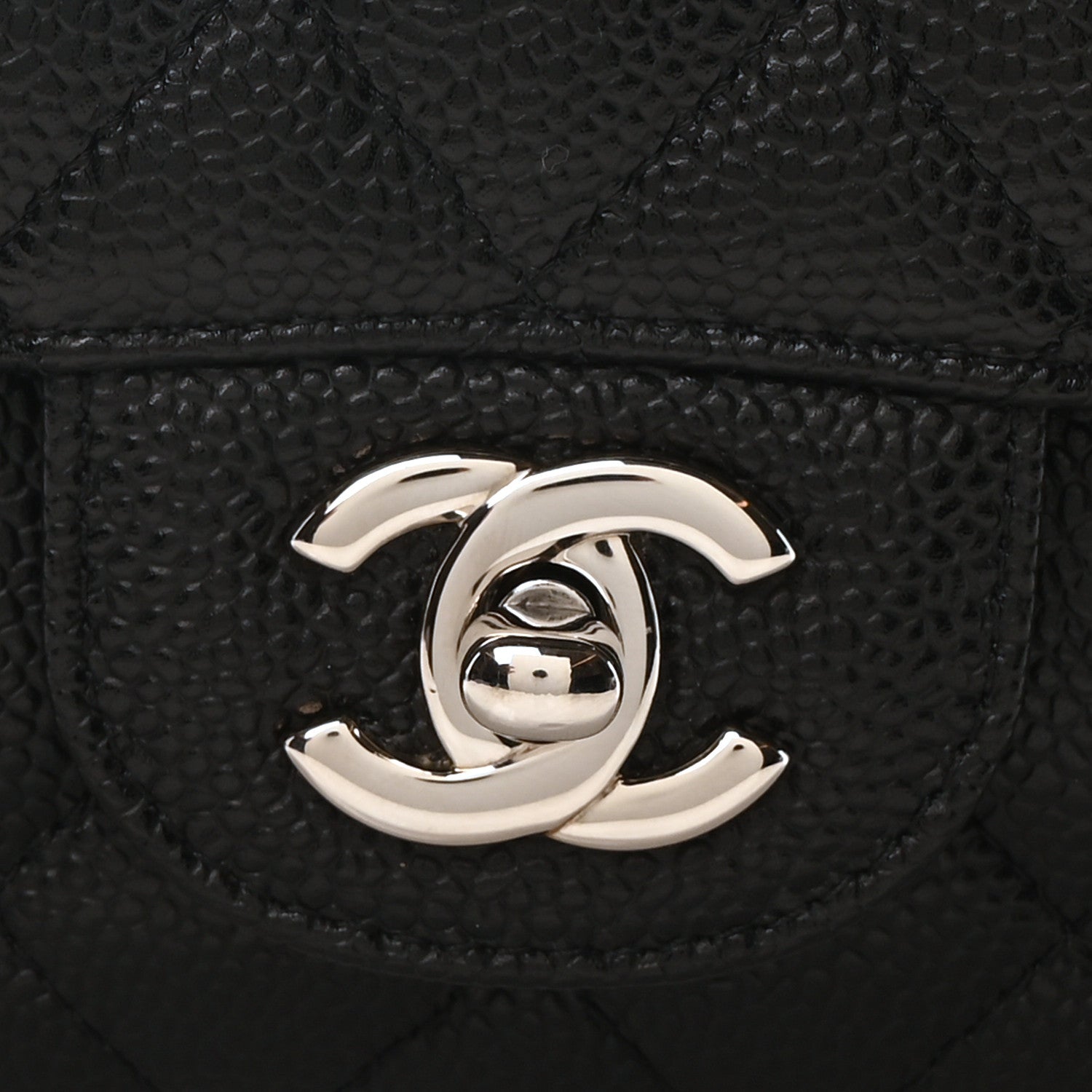 Chanel Caviar Quilted Medium Double Flap Black 8 of 11