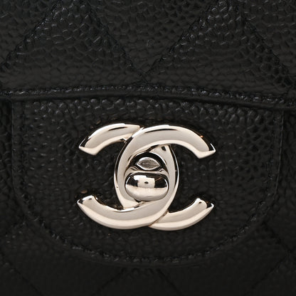 Chanel Caviar Quilted Medium Double Flap Black 8 of 11