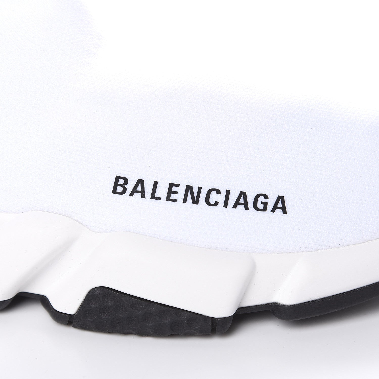 Balenciaga Neoprene Knit Womens Speed Sneakers 41 White 7 of 9