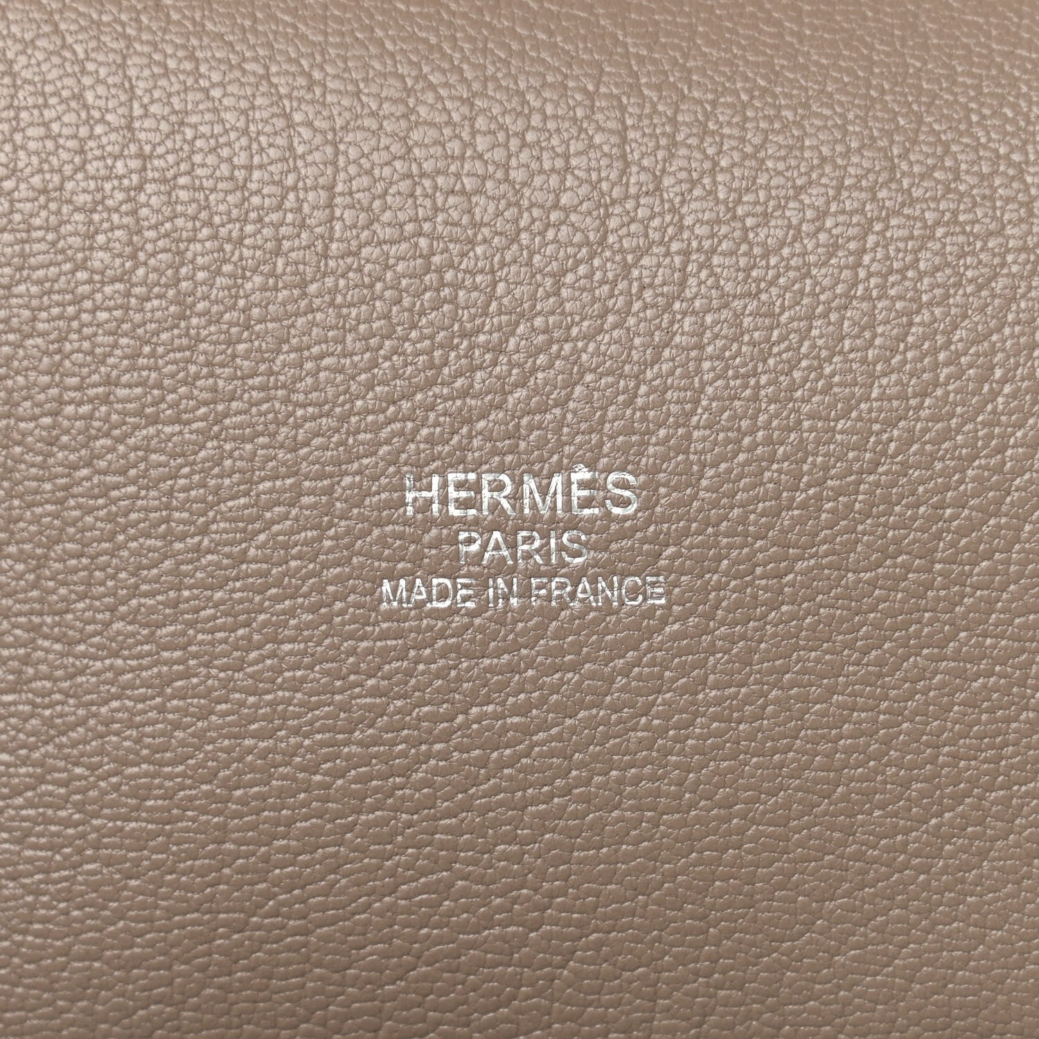 Hermes Taurillon Clemence Jypsiere 34 Etoupe 7 of 14