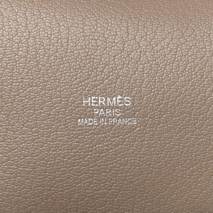 Hermes Taurillon Clemence Jypsiere 34 Etoupe 7 of 14