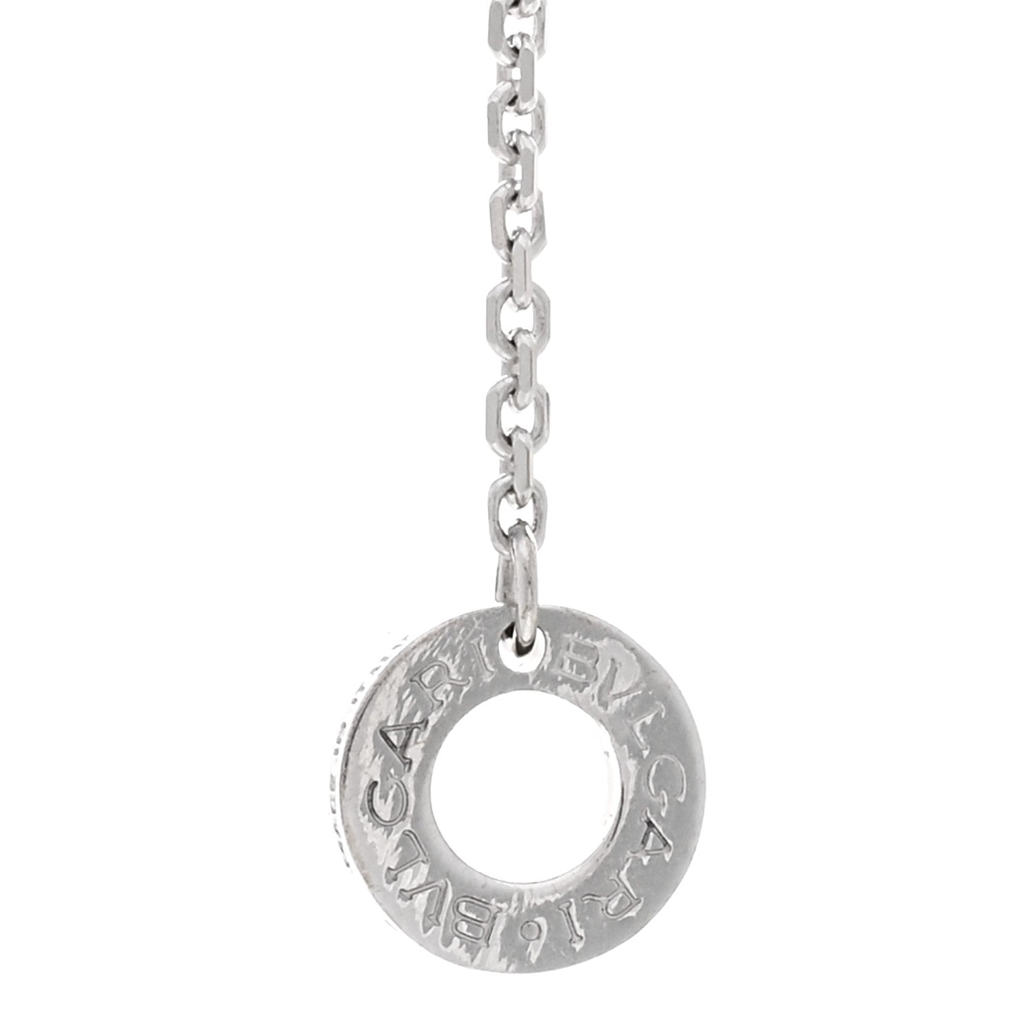 Bulgari 18K White Gold Diamond Divas' Dream Pave Necklace 4 of 6
