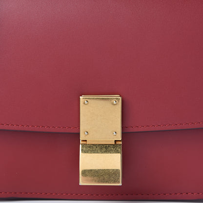 Celine Smooth Calfskin Small Classic Box Flap Bag Red 7 of 10
