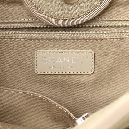 Chanel Mixed Fibers Medium Deauville Tote Grey 7 of 16