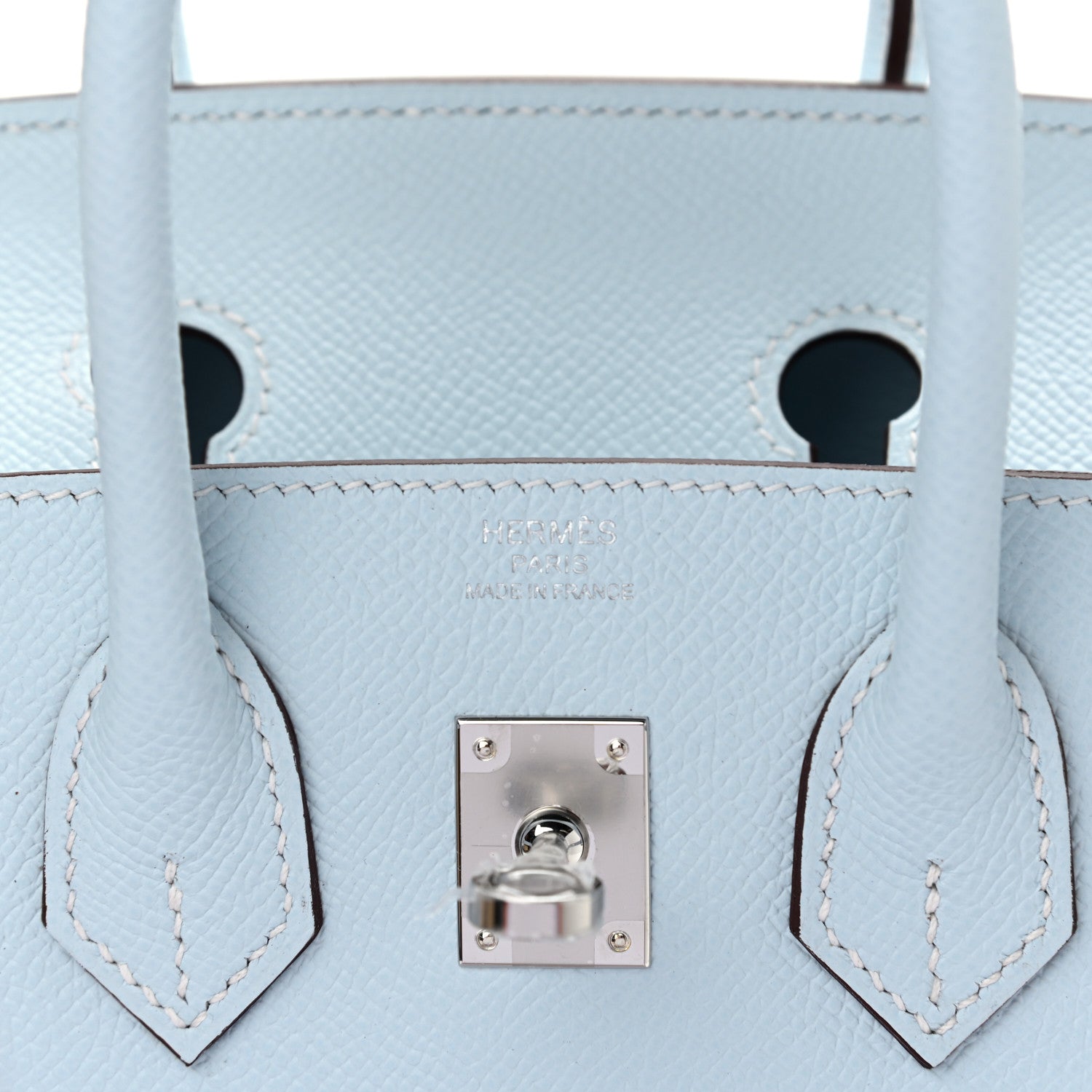 Hermes Epsom Birkin Sellier 25 Bleu Brume 6 of 11