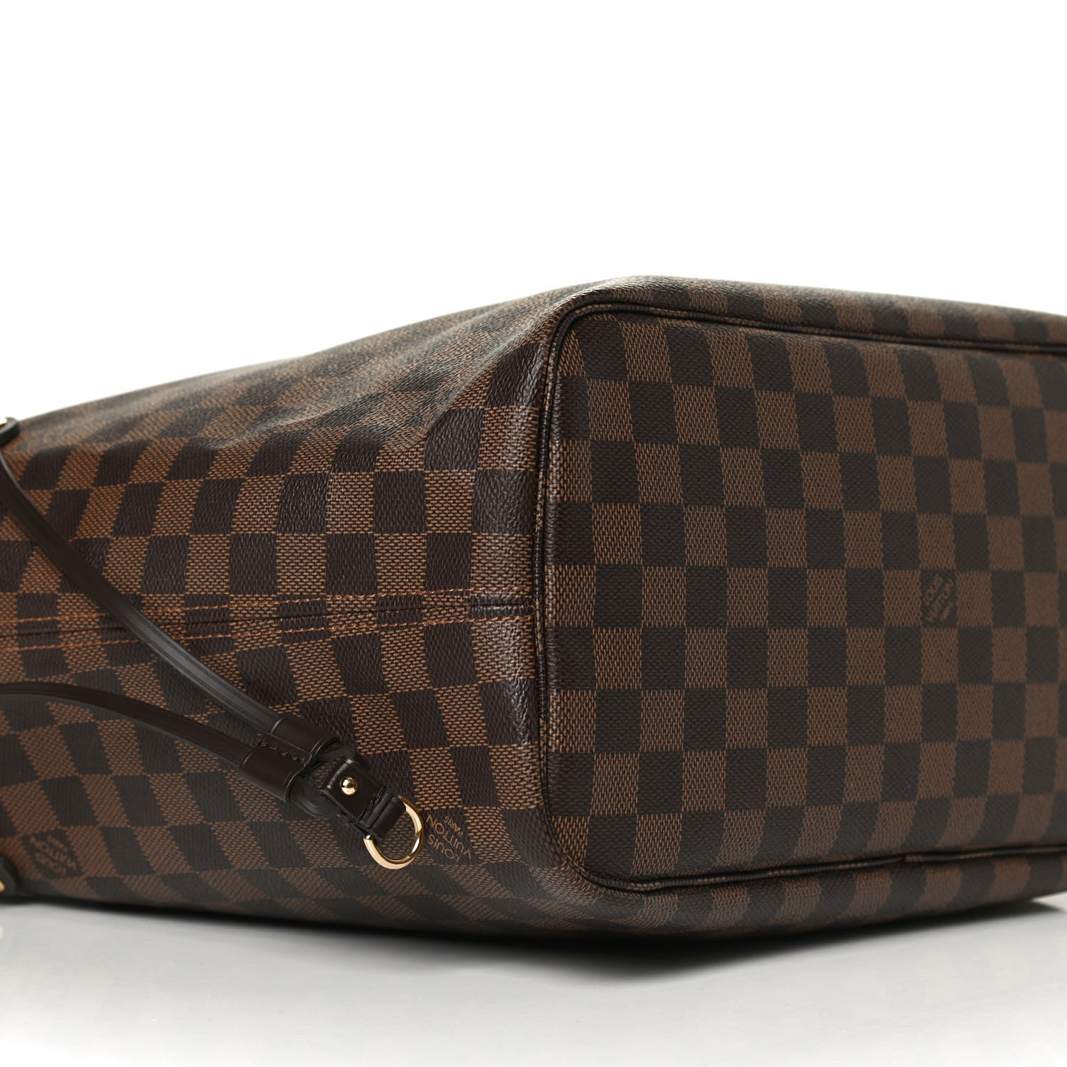 Louis Vuitton Damier Ebene Neo Neverfull MM Rose Ballerine 9 of 13