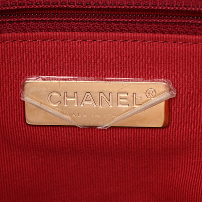 Chanel Lambskin Quilted Chanel 19 Shopping Bag Black 6 of 10