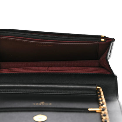 Chanel Lambskin Quilted Wallet On Chain WOC Black 5 of 13