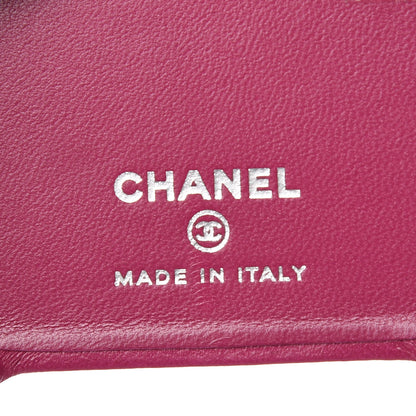Chanel Lambskin Quilted iPhone X Coco Tech Case Fuchsia 6 of 8
