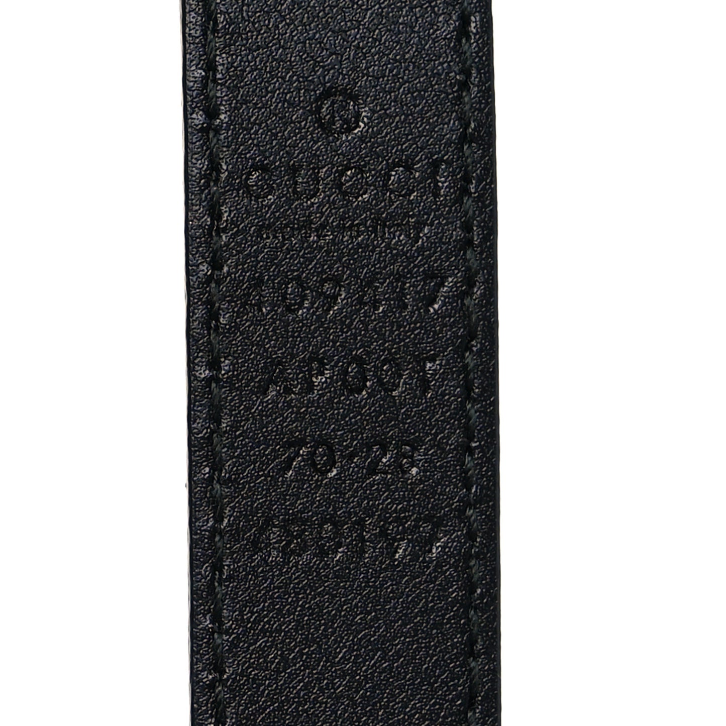 Calfskin Double G 20mm Belt 70 28 Black